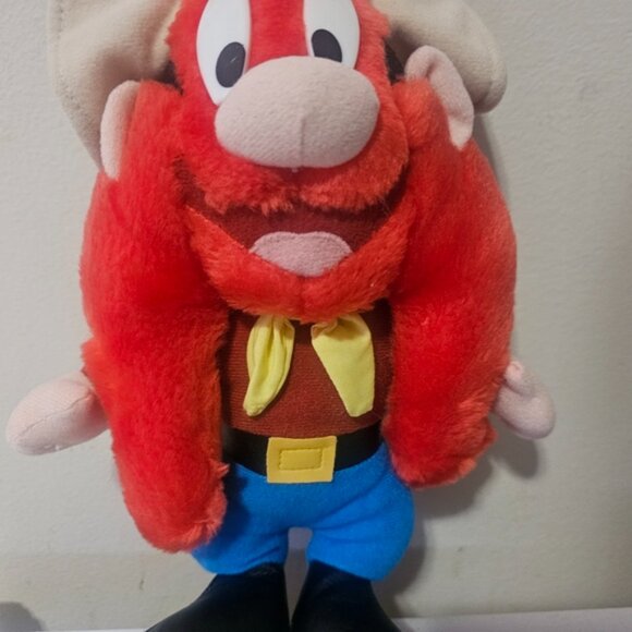 Vintage 1995 Looney Tunes Yosemite Sam 11 Novelty Plush Toy - Picture 3 of 6
